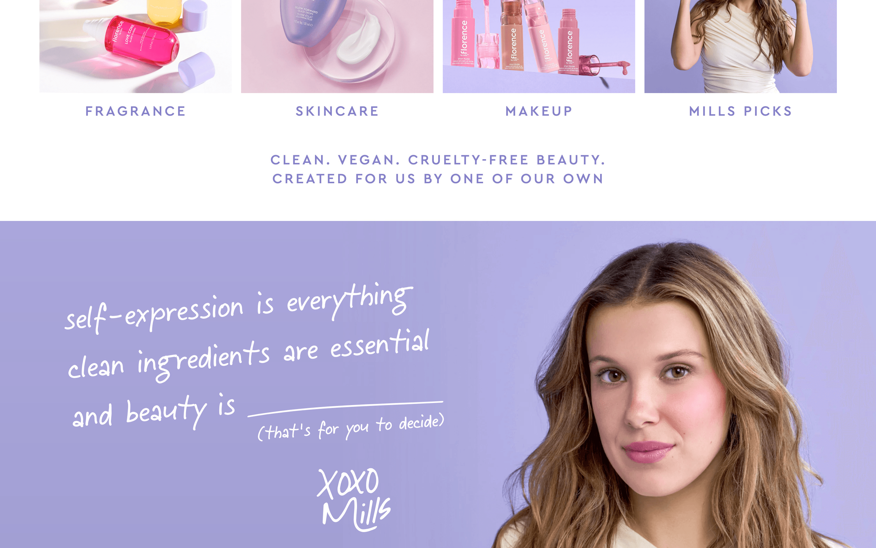 Florence by Mills storefront — collection and merchandising views